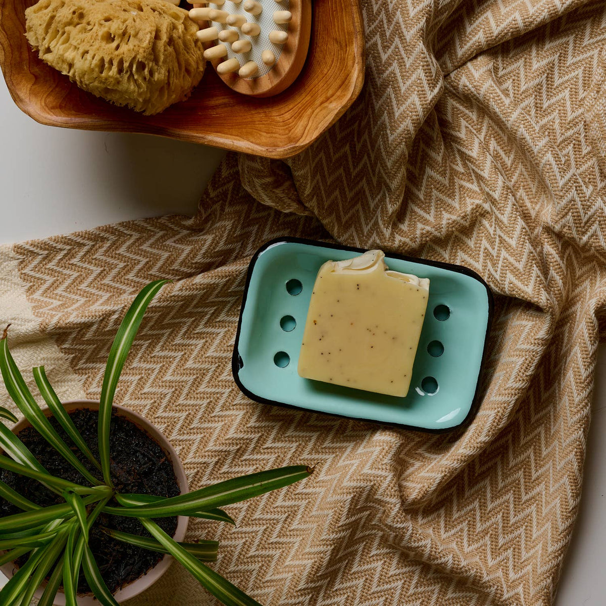 Lemon Poppy Seed Bar Soap | Exfoliating Bar Soap