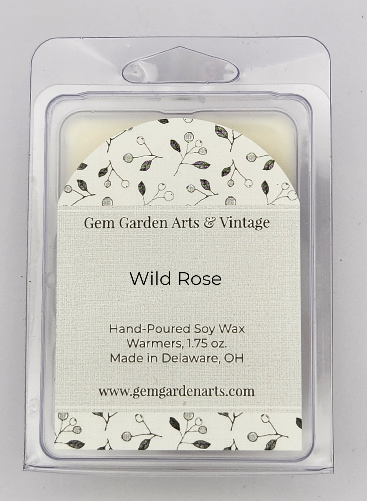 Wild Rose Hand-Poured Soy Wax Candle