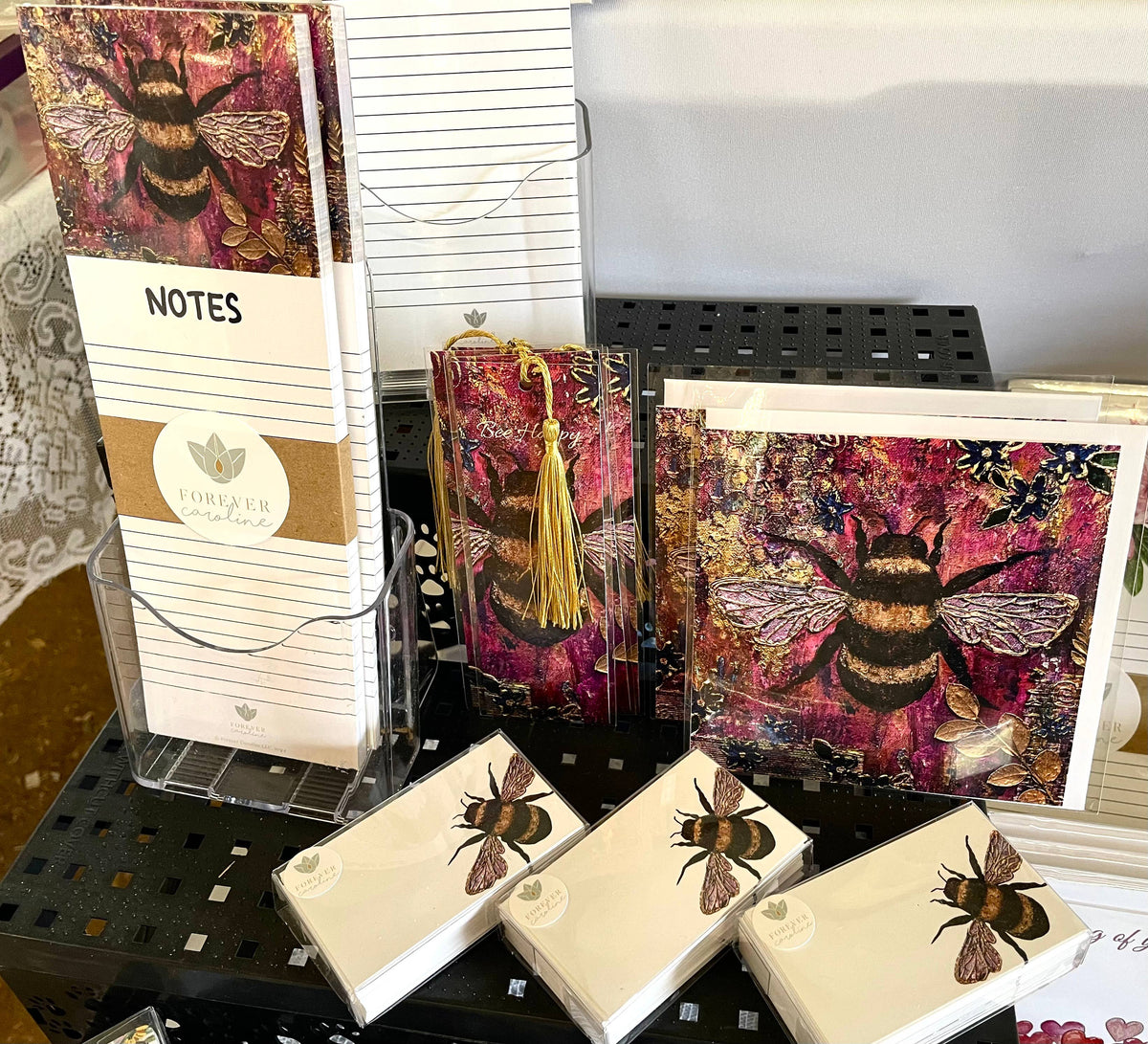 Bee Tiny Cards w/ Original Art | Pack of 60 "Love Notes"