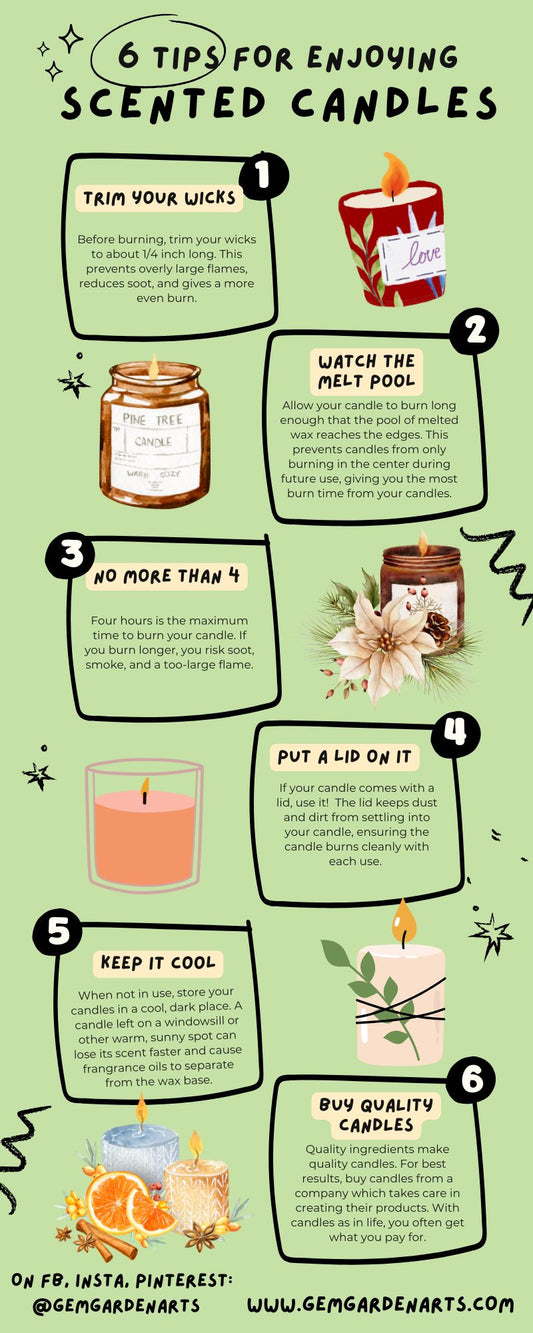 Six Tips for Enjoying Scented Candles