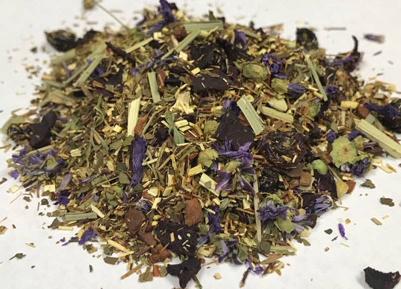 Blueberry Cinnamon Crumble Rooibos Herbal Tisane - 4 oz Tin