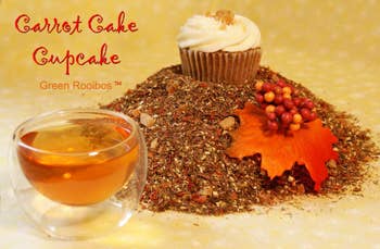 Carrot Cake Cupcake Rooibos Herbal Tisane - 4 Ounce Tin