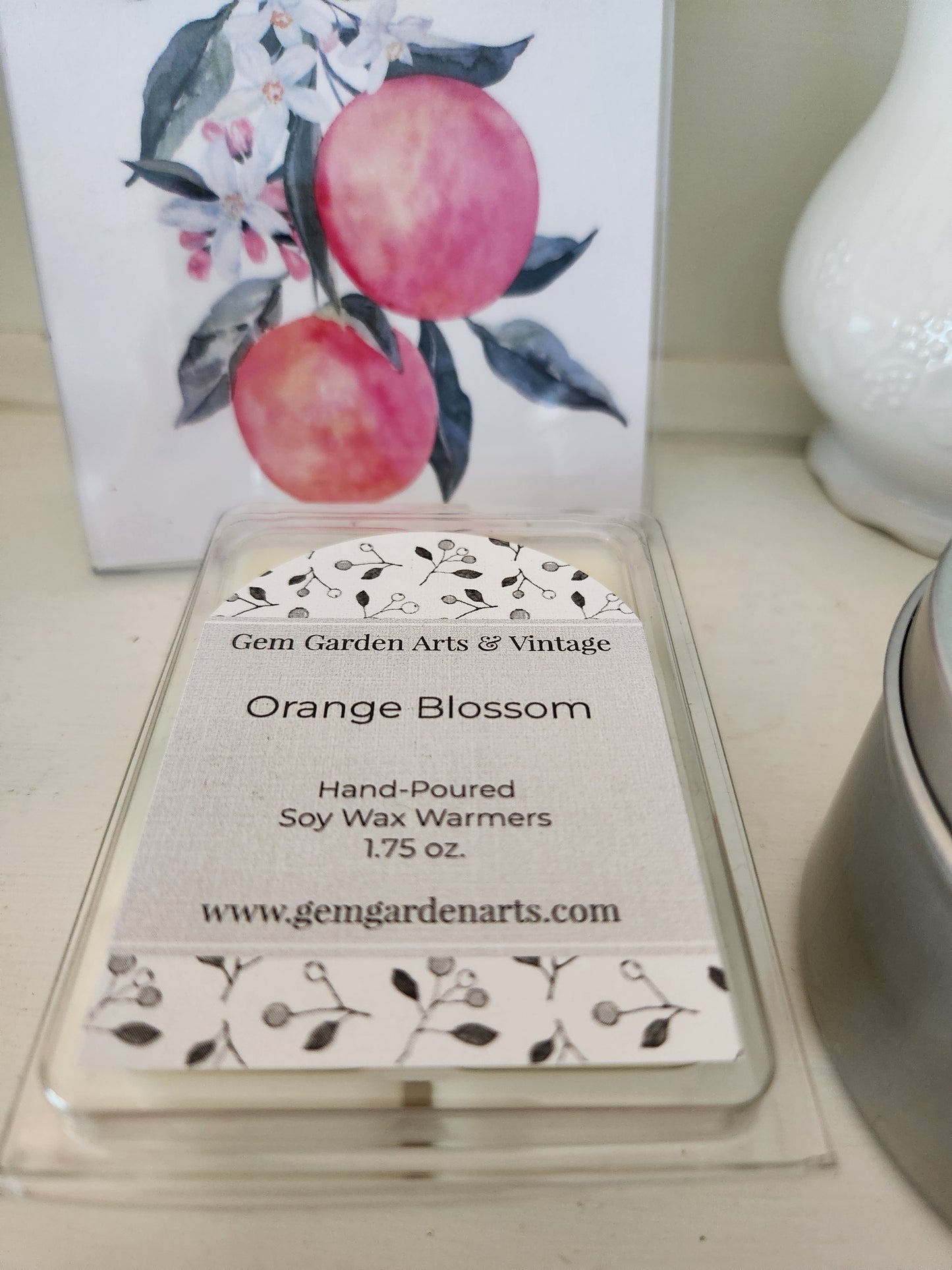 Orange Blossom Hand-Poured Wax Melts, 1.75 oz