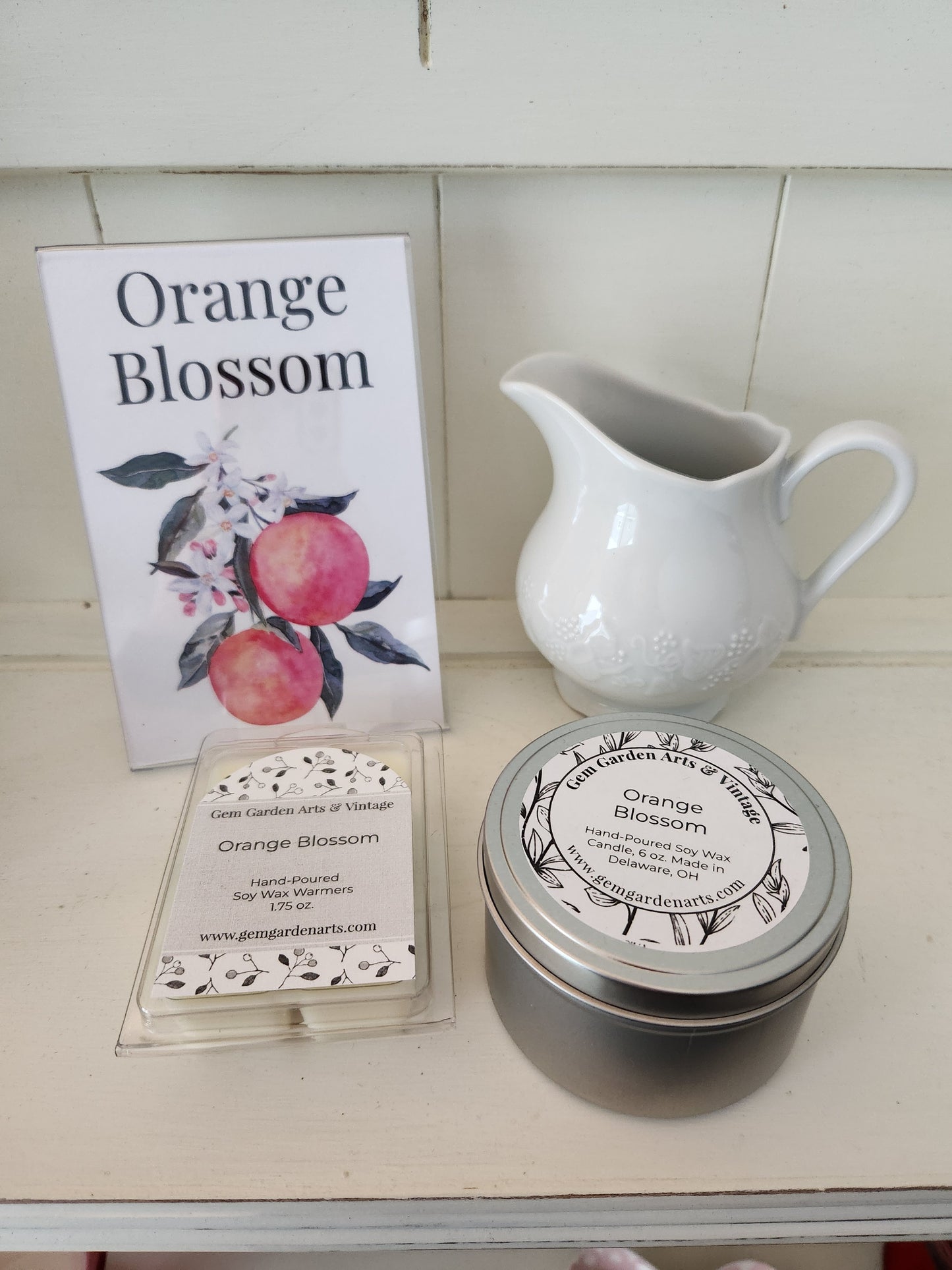 Orange Blossom Hand-Poured Wax Melts, 1.75 oz