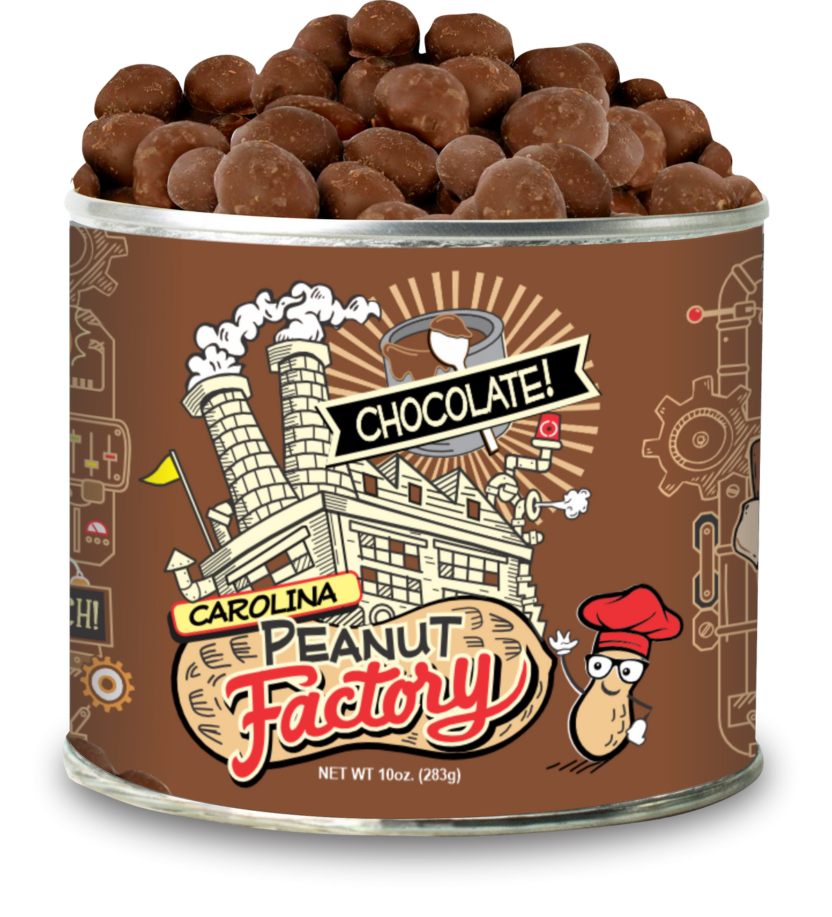 Chocolate Covered Peanuts from the Carolina Peanut Factory, 10 oz