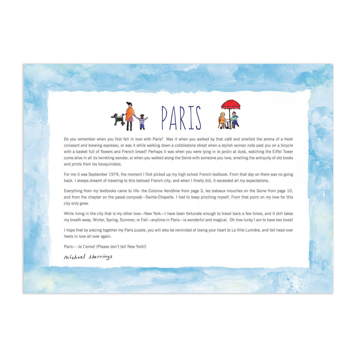 Michael Storrings Paris 1000 Piece Puzzle