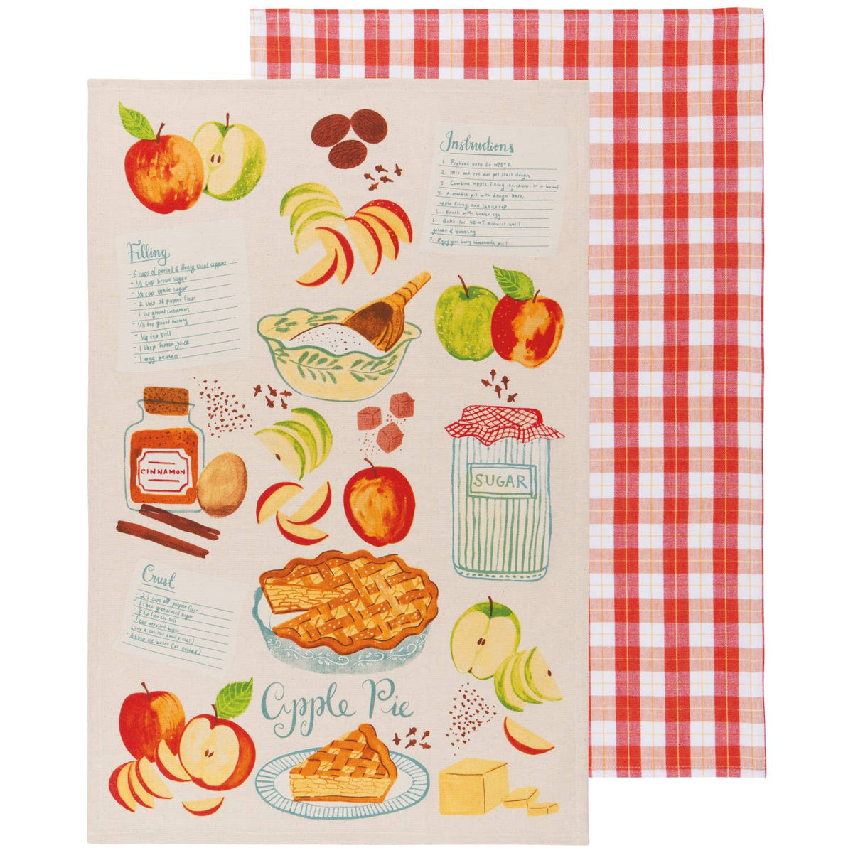 Sweet as Pie Dishtowels, Set of 2