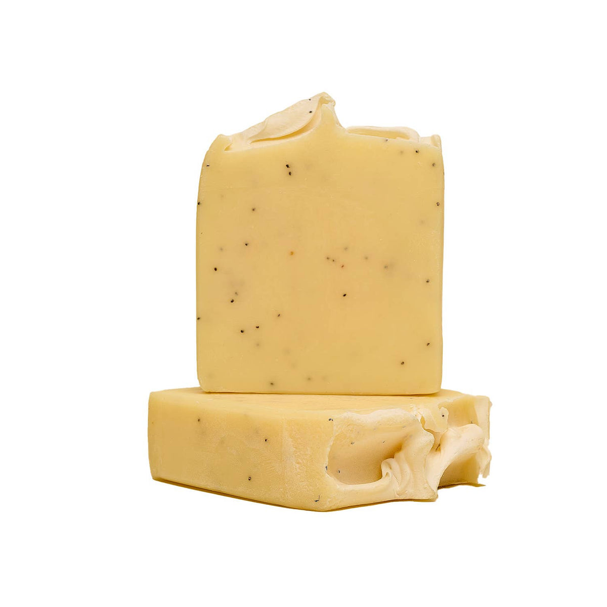 Lemon Poppy Seed Bar Soap | Exfoliating Bar Soap