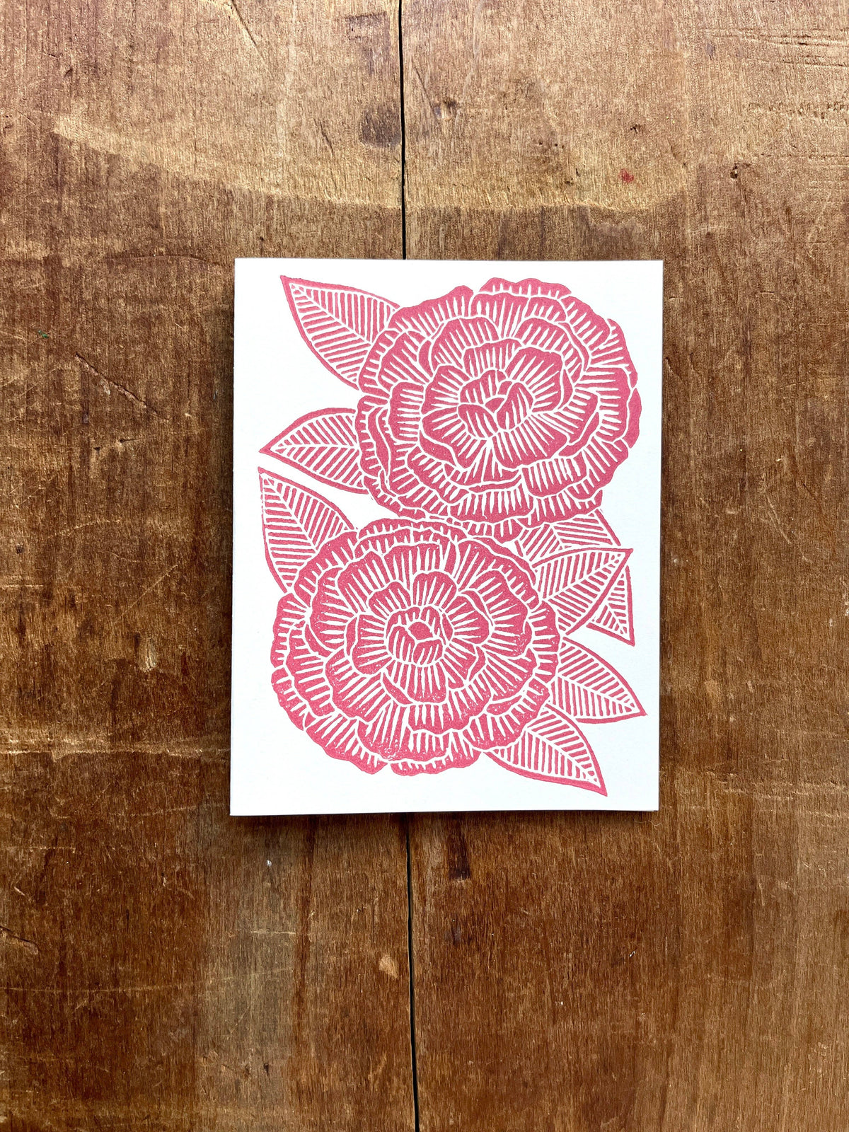 Peony Greeting Card