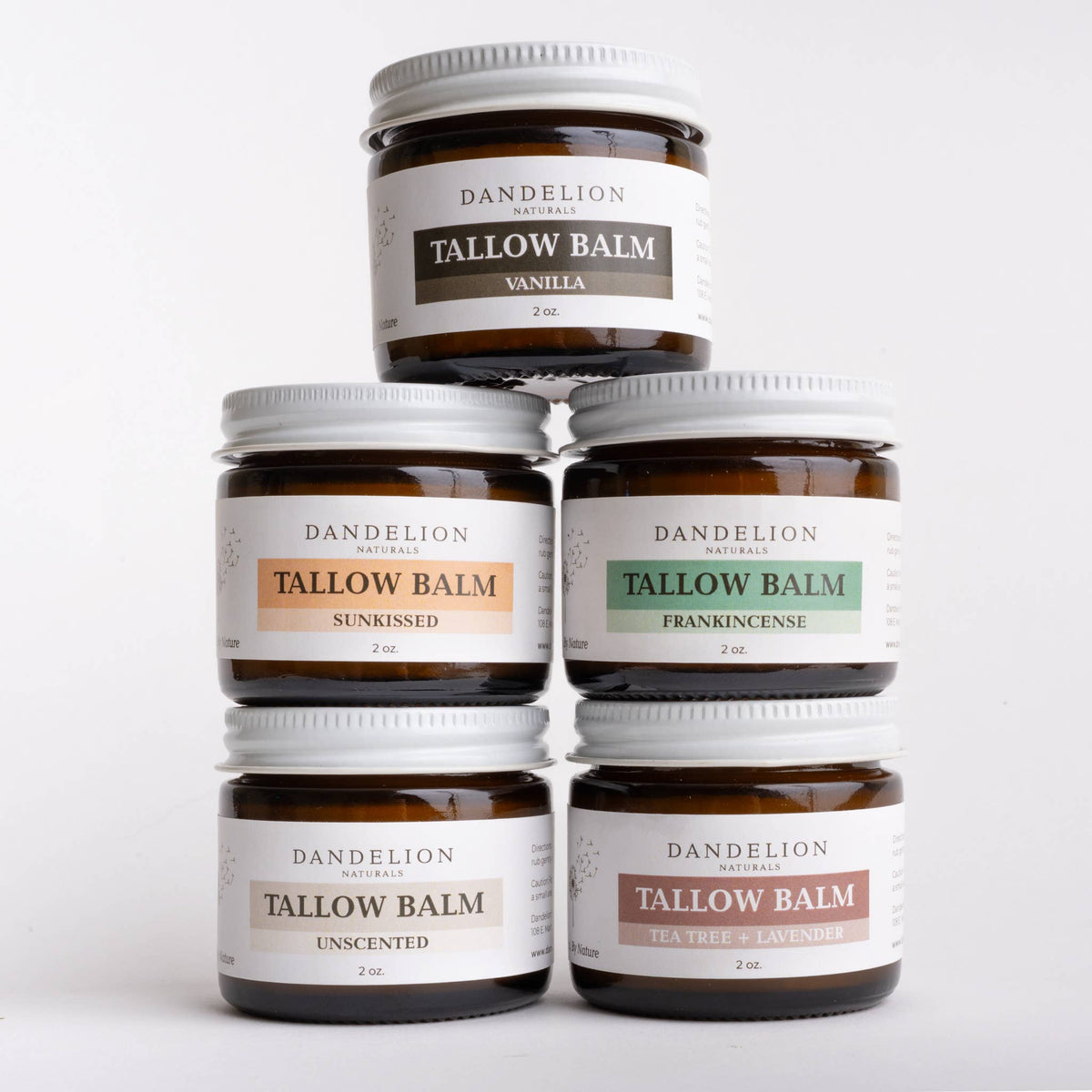 Unscented Grass Fed Tallow Balm with Organic Olive Oil
