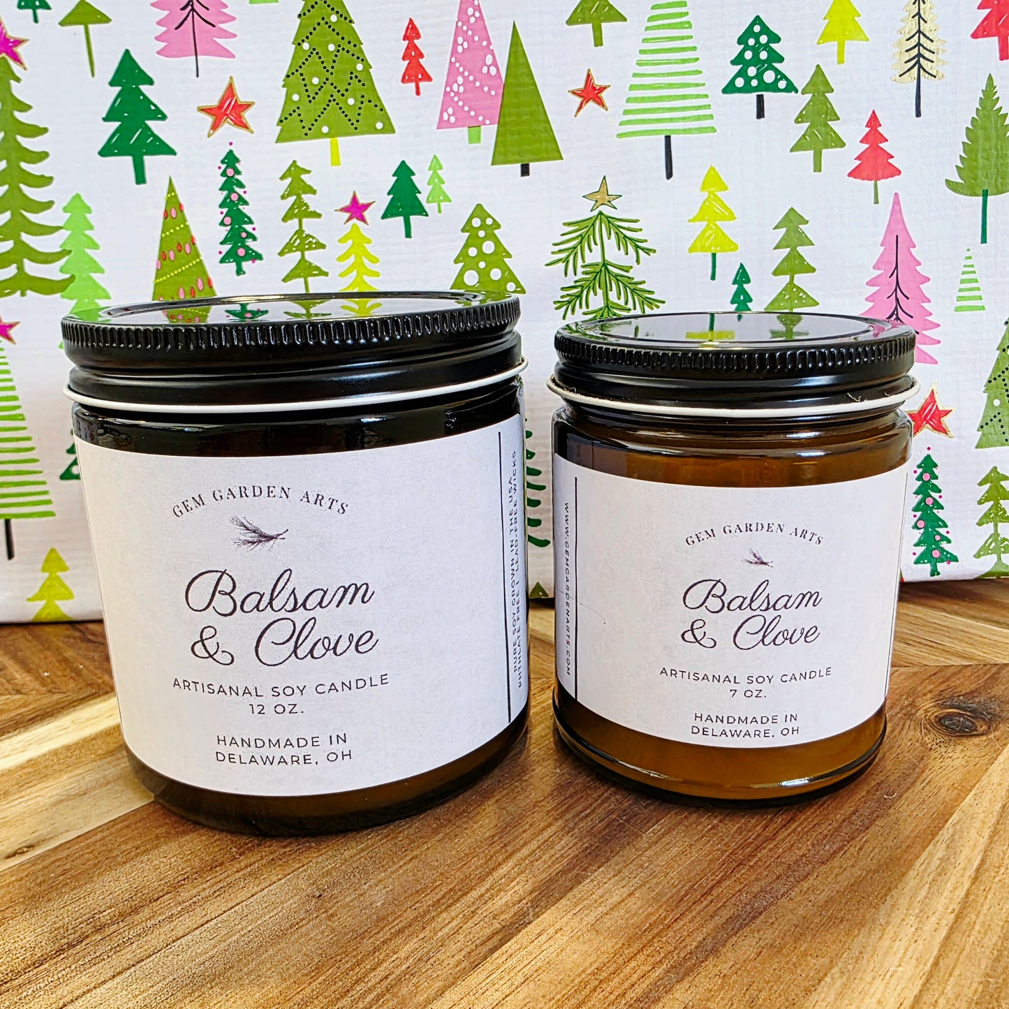Balsam and Clove Handmade Soy Candles