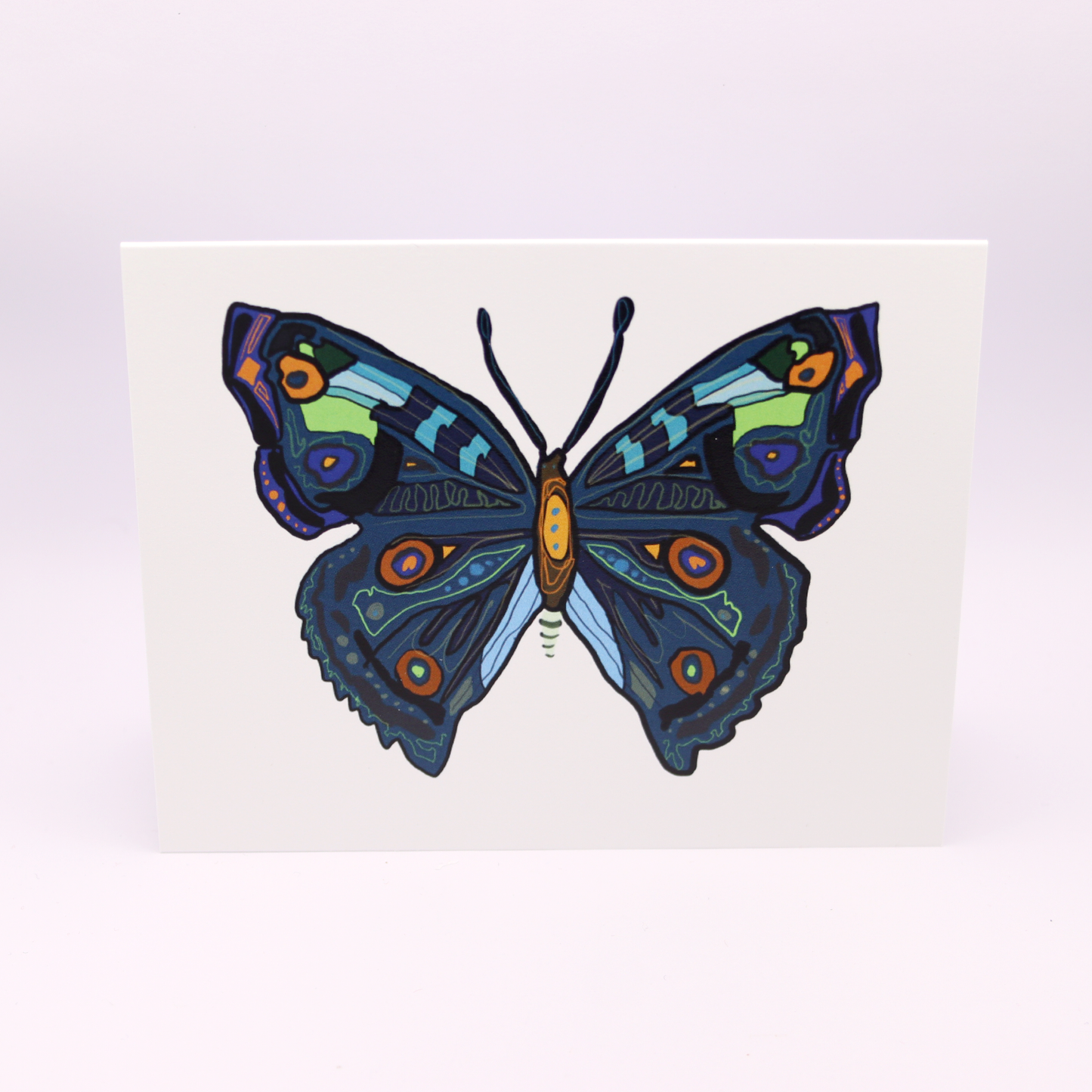 Butterfly Note Card (Blue)