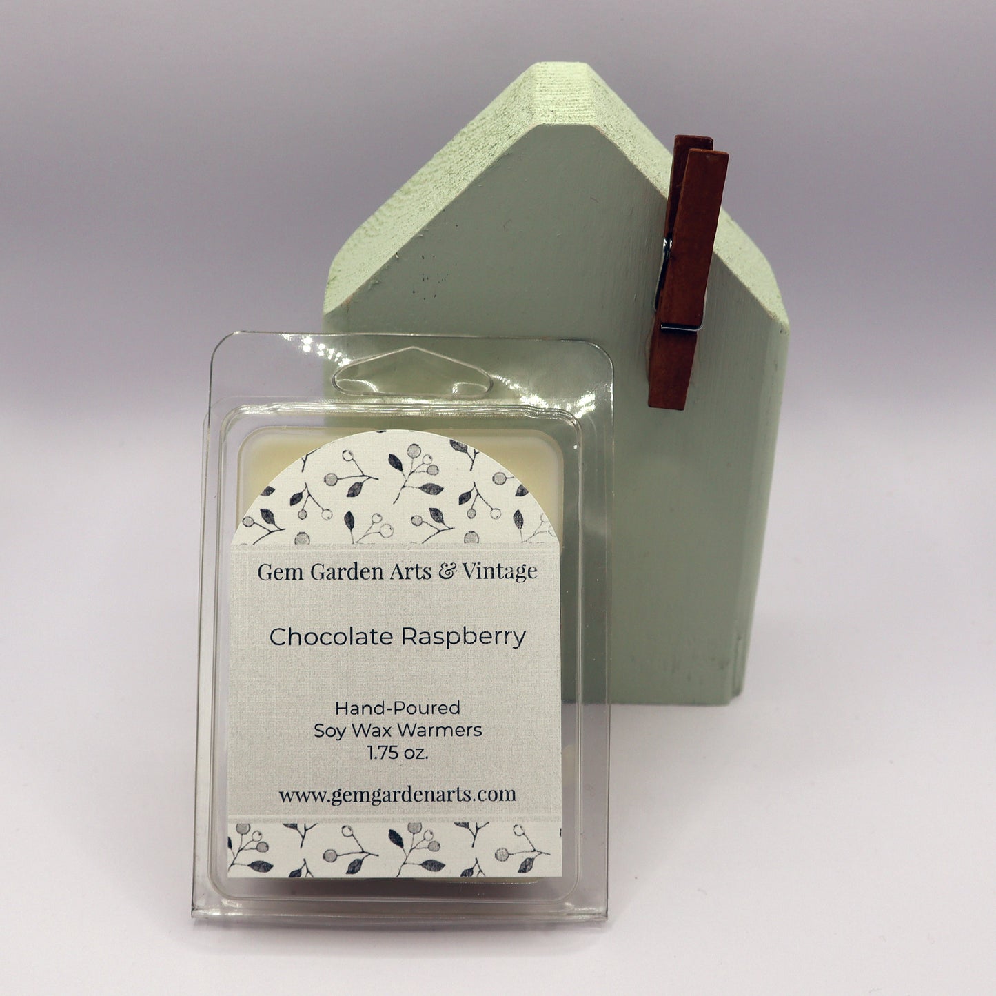 Chocolate Raspberry Hand-Poured Soy Wax Melts, 1.75 oz