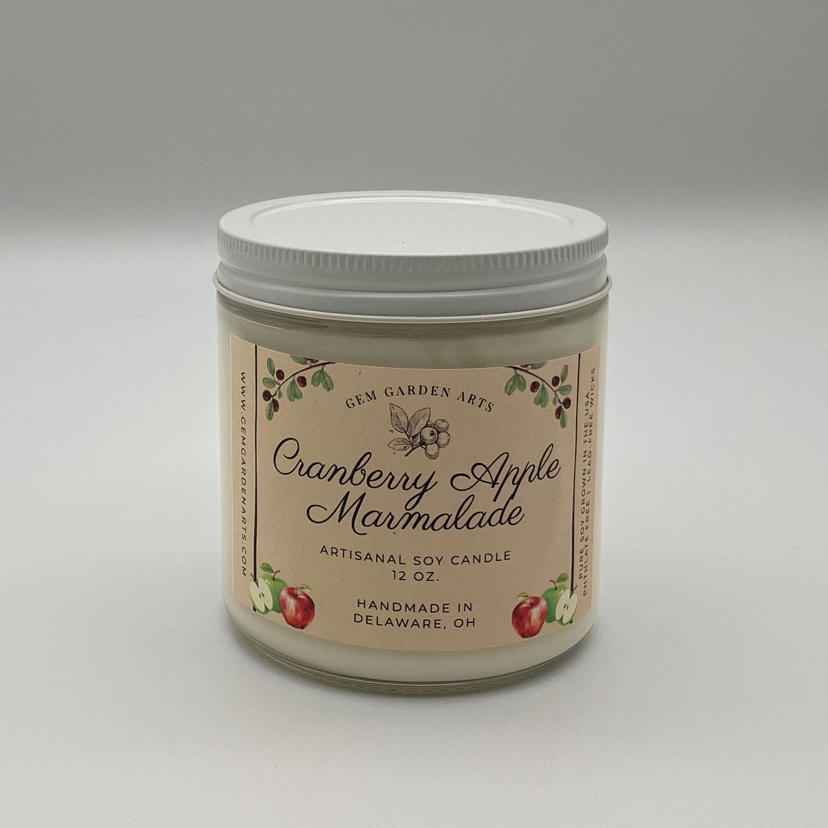 Cranberry Apple Marmalade Handmade Soy Candles and Wax Melts