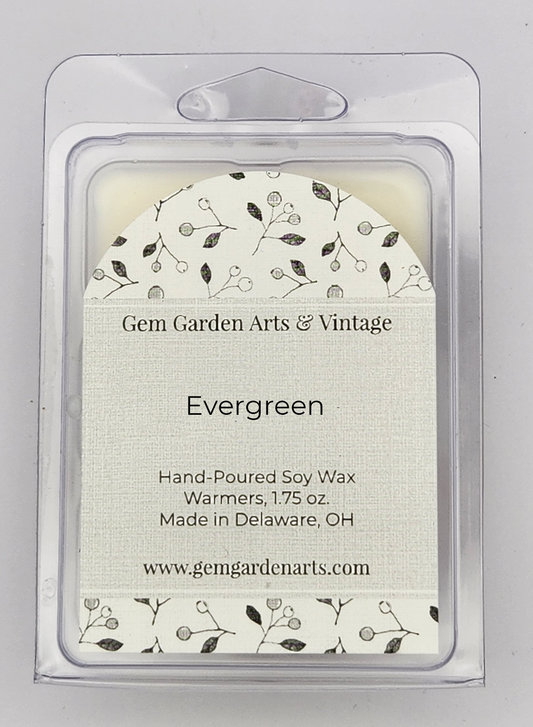 Evergreen Hand-Poured Soy Wax Melts, 1.75 oz
