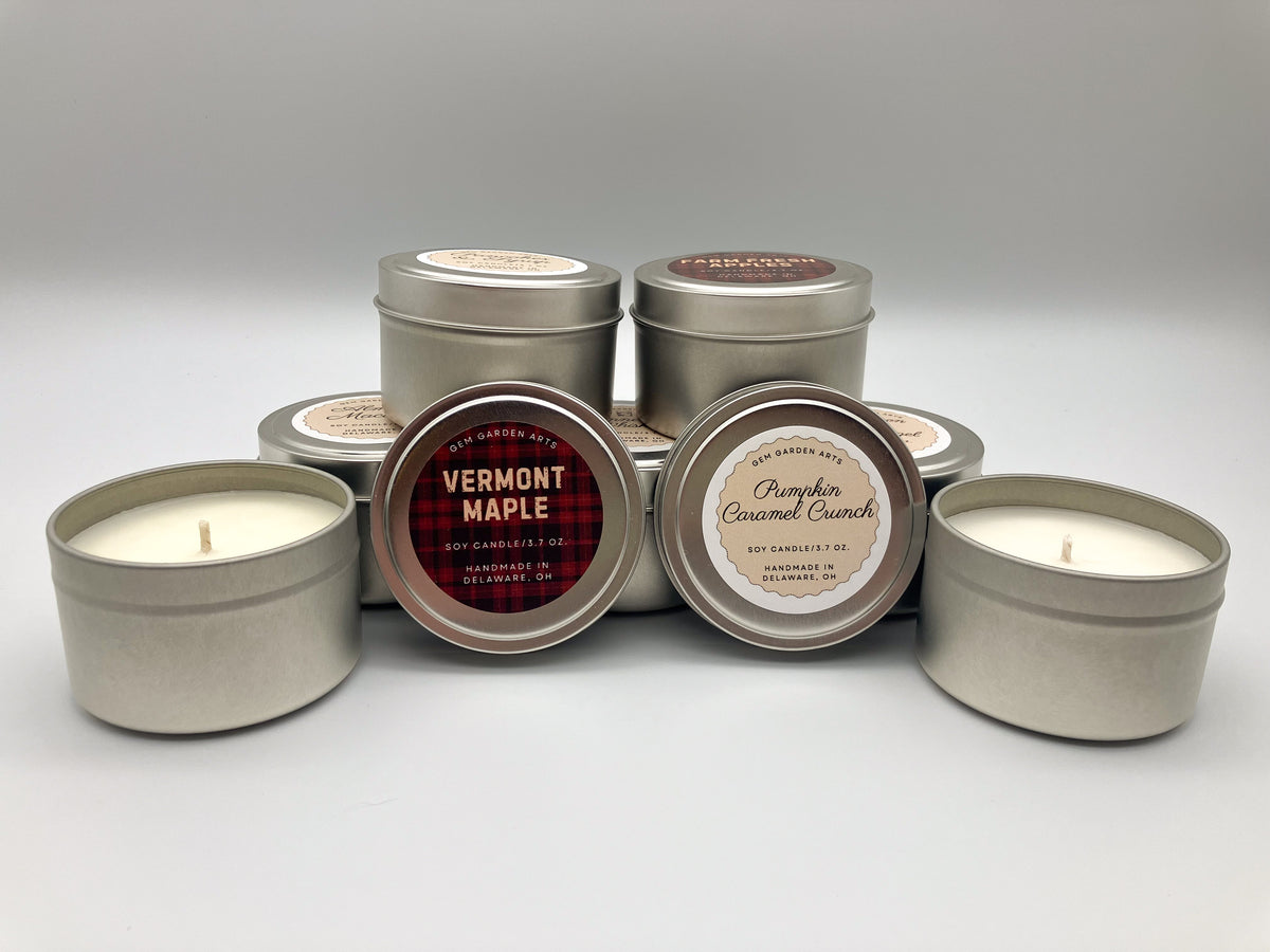 Pumpkin Caramel Crunch Handmade Soy Candles and Wax Melts