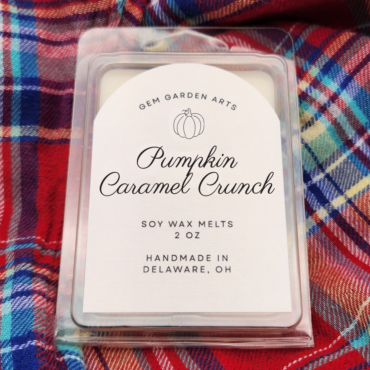 Pumpkin Caramel Crunch Handmade Soy Candles and Wax Melts