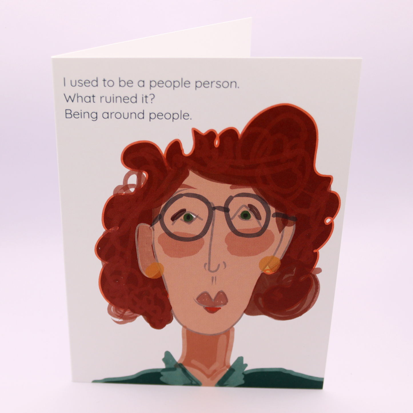 I Used to Be a People Person Card (Snarky)