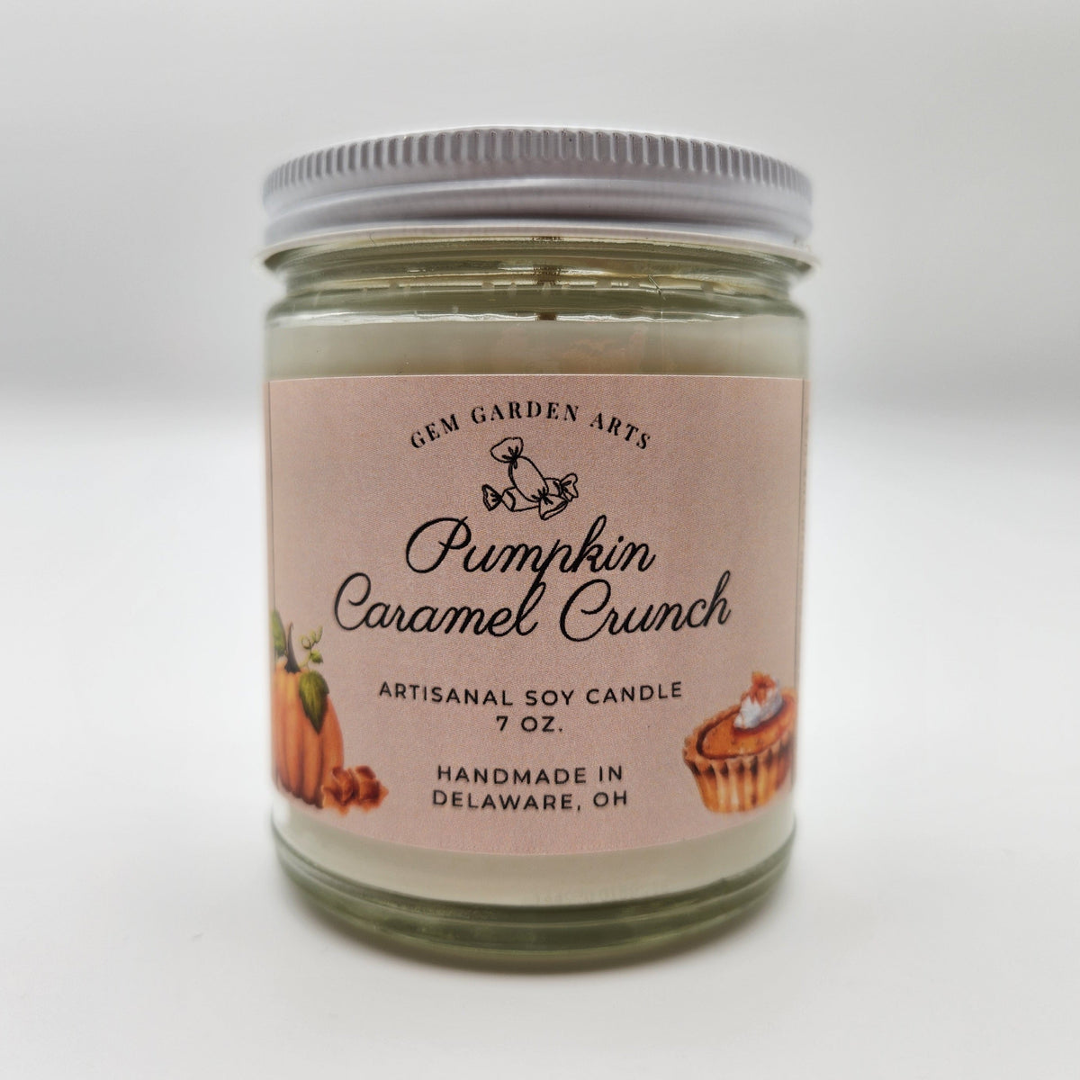 Pumpkin Caramel Crunch Handmade Soy Candles and Wax Melts