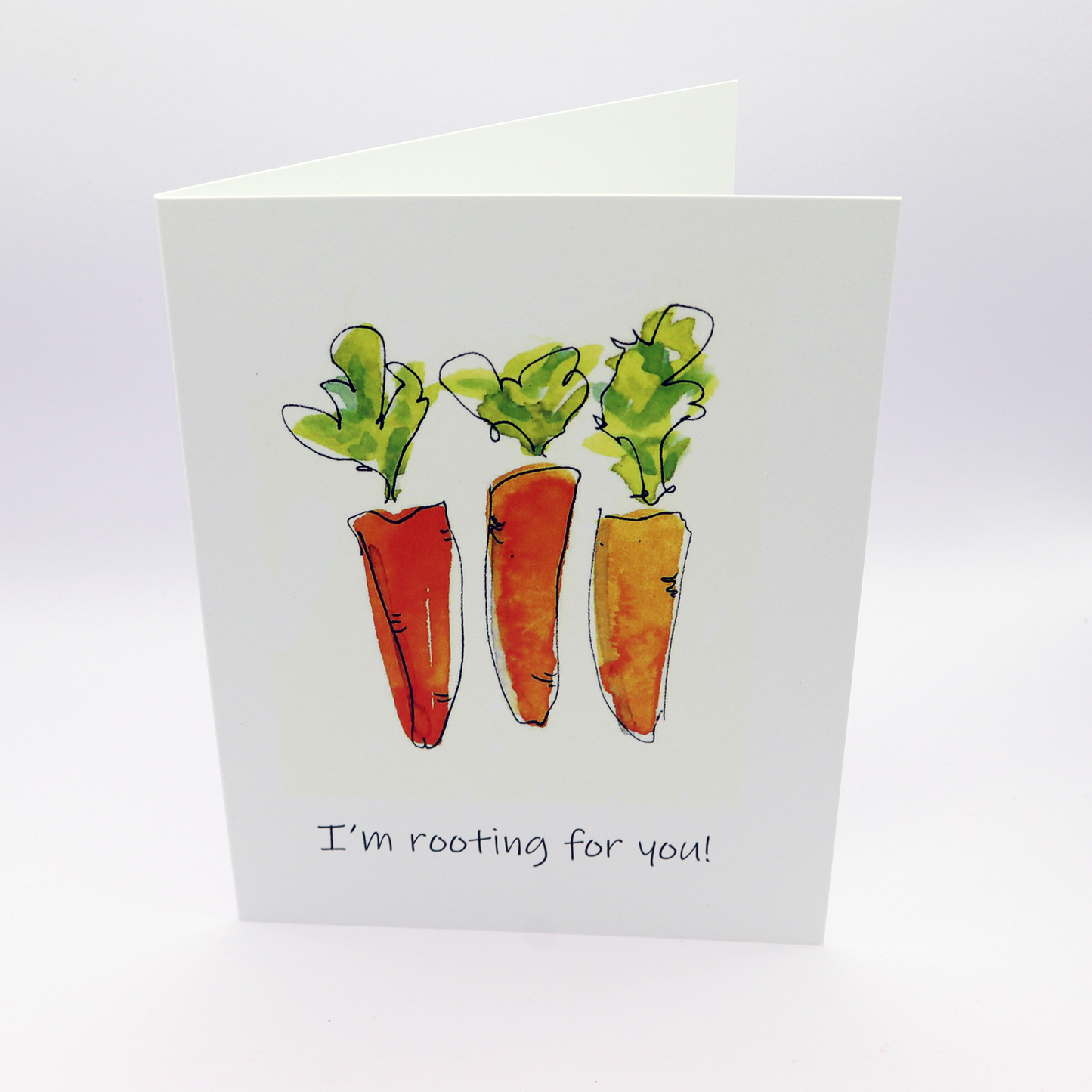 I'm Rooting for You Greeting Card