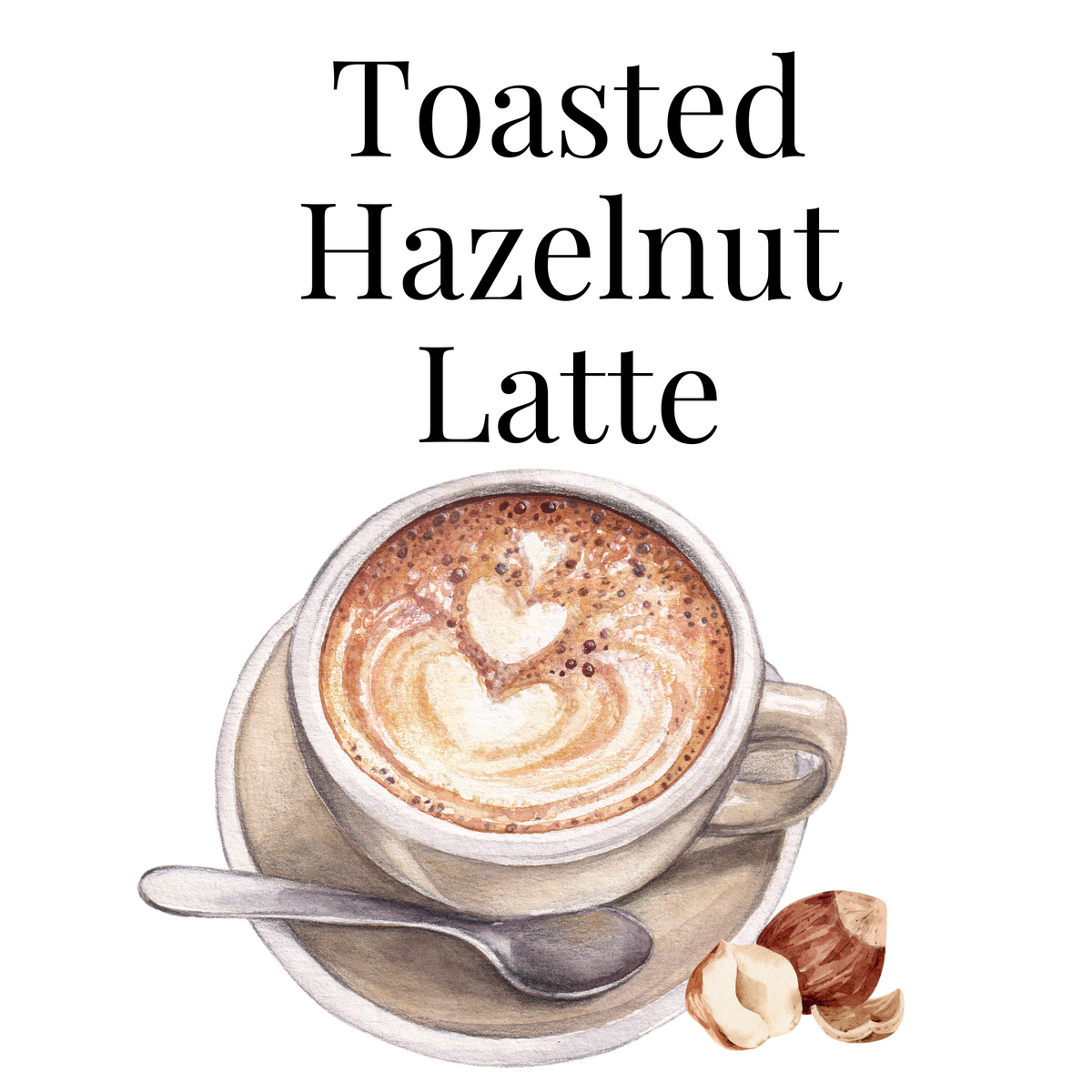 Toasted Hazelnut Latte Hand-Poured Wax Melts, 1.75 oz
