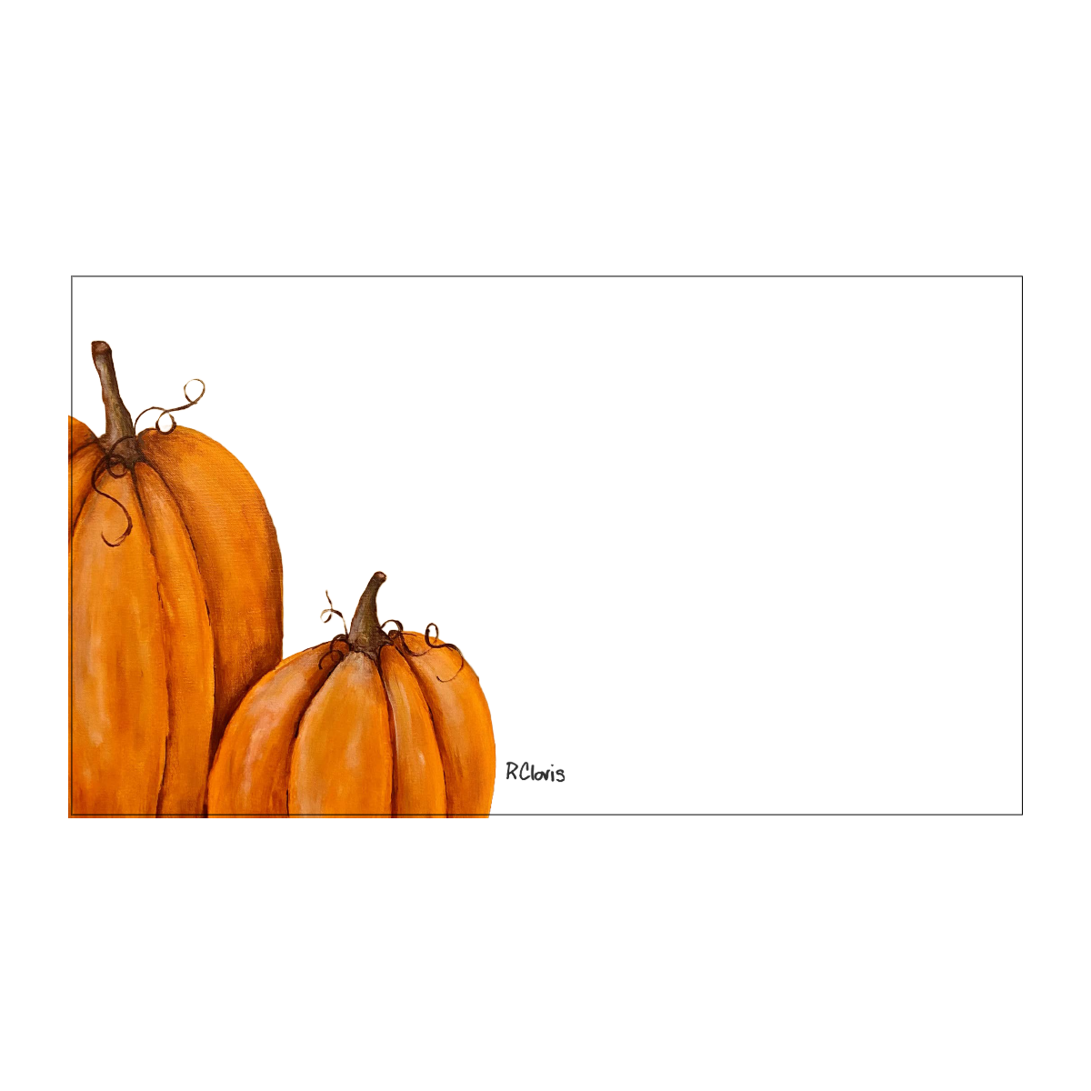Fall Pumpkin Tiny Cards | Pack of 60 "Love Notes"