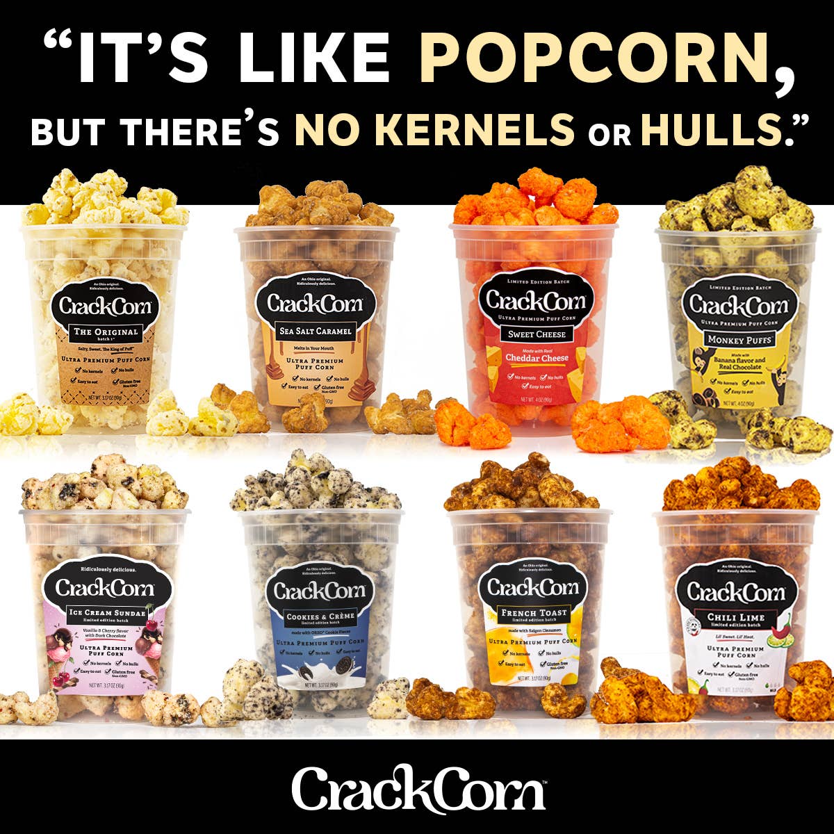 Crack Corn / Puffy Pop - French Toast (4 oz)