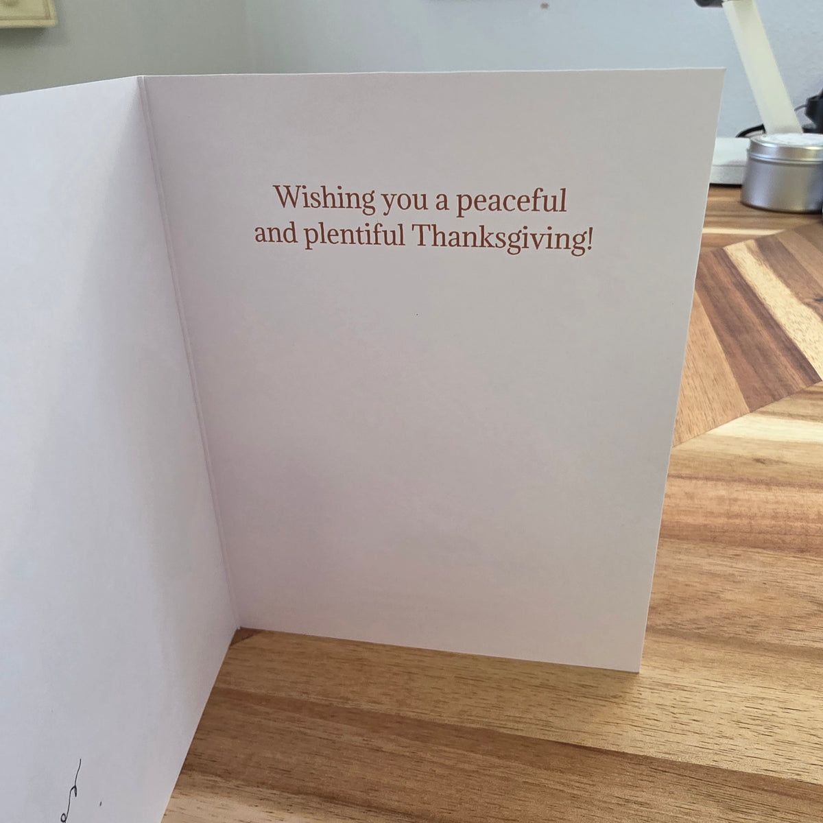 Tom Turkey Thanksgiving Card
