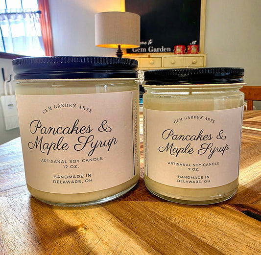Pancakes and Maple Syrup Handmade Soy Candles and Wax Melts